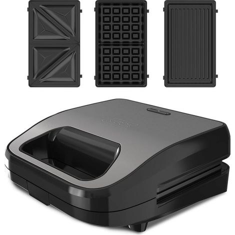 Sanduicheira BLACK+DECKER Grill Gaufre-Online Store