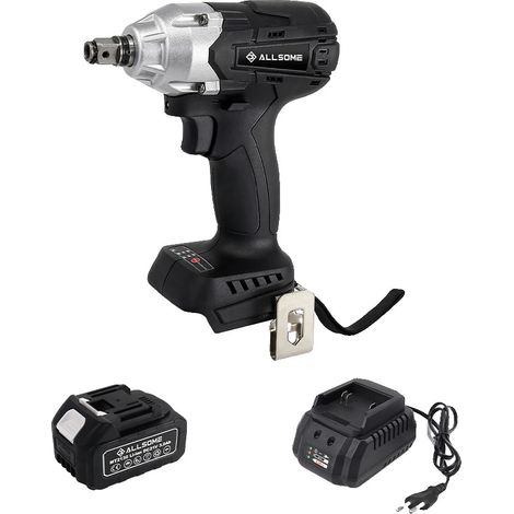 Schlagschrauber, bürstenloser Motor, 380 N·m Drehmoment, Mit einer Batterie, EU (1/2)