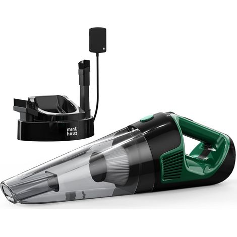 Aspirateur A Main, Aspirateur De Table Puissant sans Fil 120 W, Charge Rapide, Autonomie De 30 Minutes, avec LumièRe LED, Convient pour La Maison, La Voiture, Le Bureau (1/5)