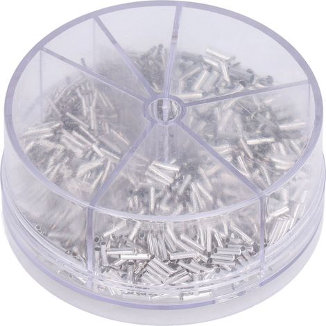 Kit de 1900 cosses à sertir non isolées pour fils de calibre 0,5 à 2,5 mm (14-22 AWG) pour le bricolage (1/5)