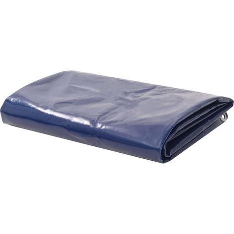Telo versatile e resistente 650 g/m² 4 x 8 m blu 020002263