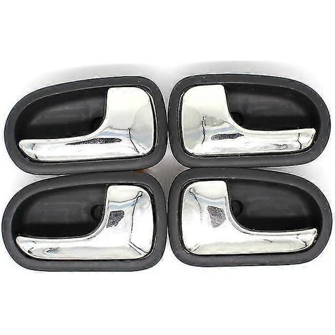 4 poignées de porte intérieures noires gauche et droite pour Mazda Protege 323 626, Ford Liata, Activa et Tierra - Poignées de porte intérieures (1/5)