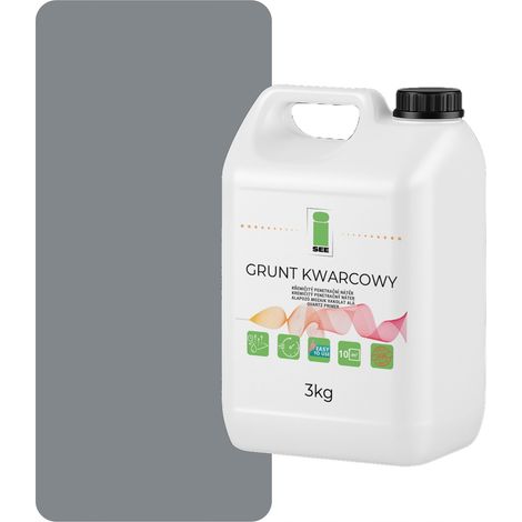 Imprimación de cuarzo para yeso de silicona, 3 kg, gris F255 (1/5)
