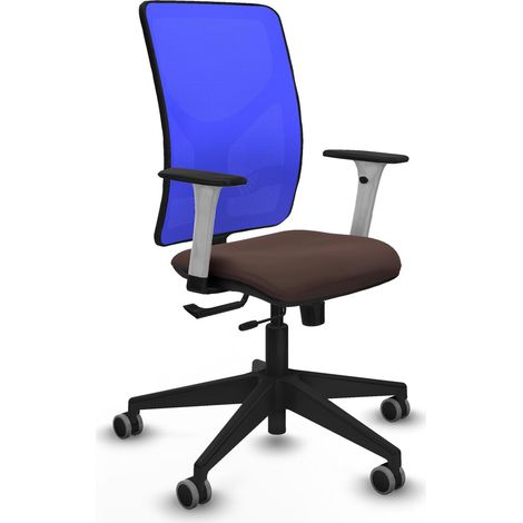 Sedia da ufficio piqueras y crespo Motilla blu tessuto rete (1/2)