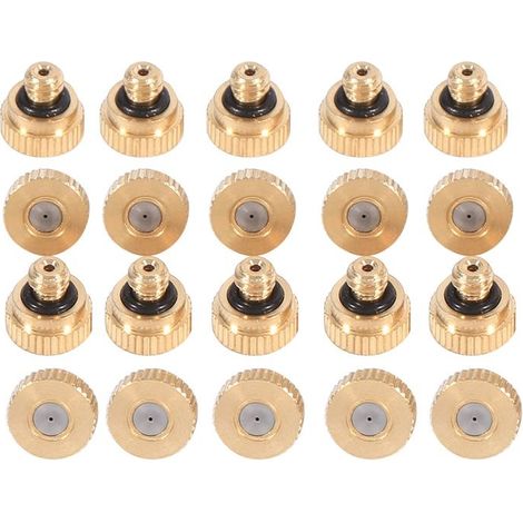 Nozzle in brass, nozzle of water hose of garden reusable for watering of welding (1/5)