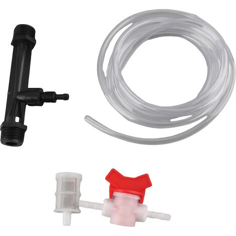 Injecteur D'engrais Venturi, Dispositif D'irrigation de Jardin 1/2, Système D'égouttement de Tuyau Venturi Translucide, pour Injection de (1/5)