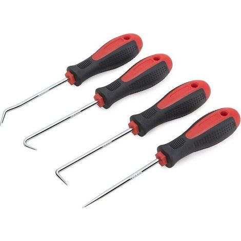 Kit de crochets de précision pour leviers de voiture, ensemble d'outils manuels de 4 pièces (1/4)