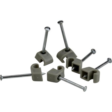 Expressschelle 4-7mm grau 50x Nagelschellen (1/2)