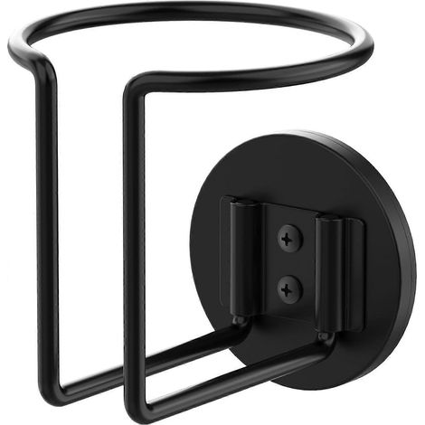 Lot de 2 porte-gobelets magnétiques Durmmur SUS 304 en acier inoxydable noir pour tracteur tondeuse camion bus réfrigérateur (1/5)