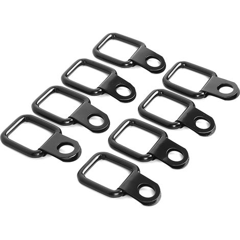 Schnellverschluss-D-Ringe, Gurtbefestigungen, kompatibel mit Jeep Wrangler JK YJ TJ JKU Sport Sahara Rubicon Unlimited 1995-2017