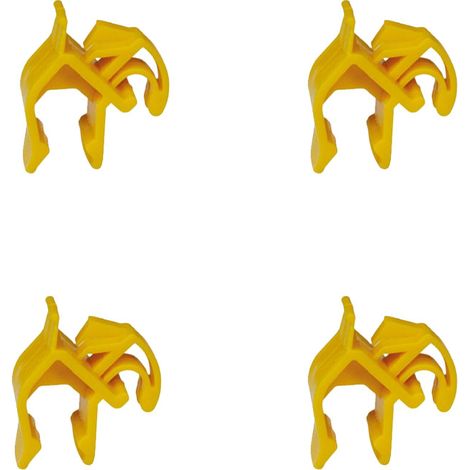 Ahlsen Juego de 10 clips de plástico amarillos compatibles con Ford Winner S-MAX (1/4)
