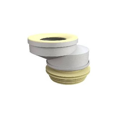 MANCHON POUR WC « BI-POWER » EXCENTRIQUE 40 MM Dimensions : ENTRÉE D.100/110 - SORTIE D.100/110