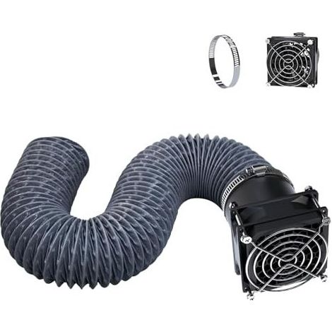 Kit d'extraction des fumées pour boîtier d'imprimante 3D YOOPAI : conduit d'évacuation avec ventilateur silencieux, ventilation efficace, extraction des odeurs, fumées et poussières. (1/5)