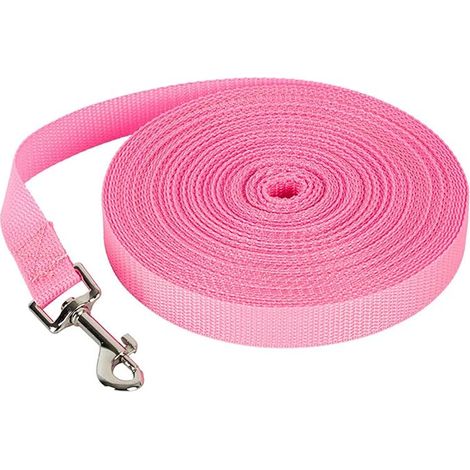 Pet Training Lead Polypropylene 10m (Pink) (1/5)