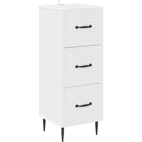 Cajonera 33 x 34,5 x 89,5 cm Madera de Ingeniería vidaXL