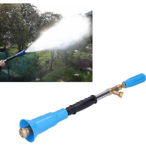 Pulvérisateur agricole portatif à longue portée réglable, filetage mâle G1/2, haute pression, bleu (1/5)