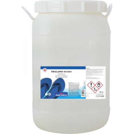 Lapi Cloro Tricloro 90% in Pastiglie da 200 Grammi - Confezione da 25 Kg