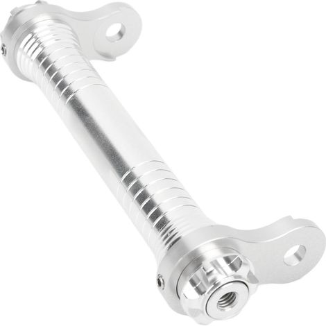 Barre d'extension pliable pour vélo en alliage d'aluminium, robuste et portable, argentée. (1/5)