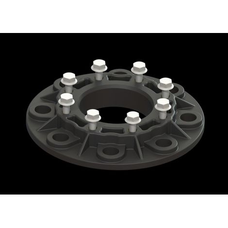 -Flanschadapter DN 80, für Kunststoffarmatur