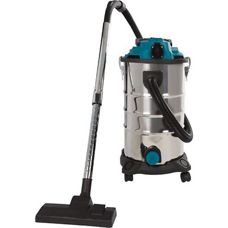 Aspirateur Eau & poussières Perel WDC1230, Puissance 1200 W, récipient 30 l