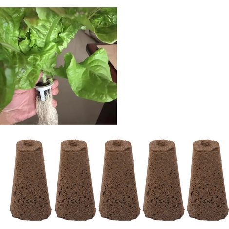 Bloques de cultivo hidropónico, kit de cultivo sin sustrato, HRD TN0415 - 50 piezas para plantas de jardín (1/5)