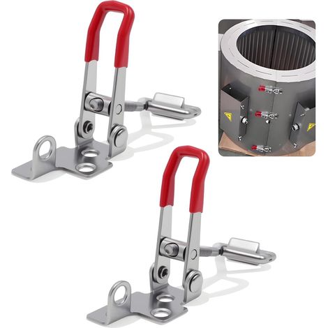 Cadenas de sécurité réglable en acier inoxydable de 103 mm pour armoires et tiroirs, pour une installation à domicile et un usage quotidien.-AquaForge (1/4)