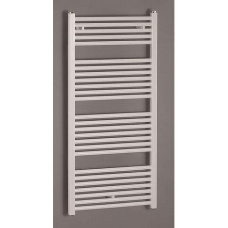 Zehnder Zeno Radiateur sèche-serviettes - 118,4x50cm - 562 watts - Acier - Blanc brillant (1/5)