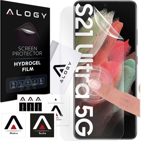 Hydrogel-Folie für Samsung Galaxy S21 Ultra Displayschutzfolie Alogy Hydrogel-Folie (1/5)