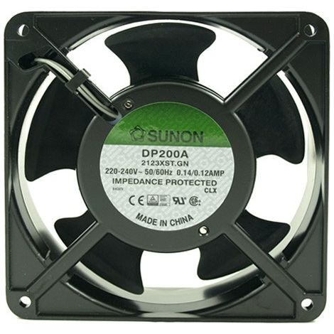 Ventilatore 230Vac 120x120x38mm 2Fricci filo 22W