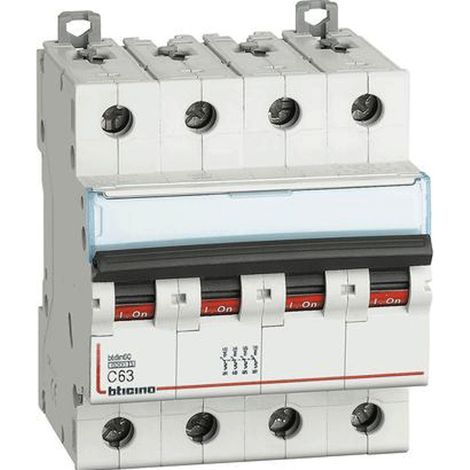 BTicino FN84C63 Modularer thermisch-magnetischer Schutzschalter BTDIN60 4P 63A C-Kurve