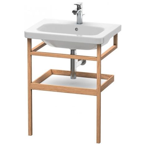 Portant de serviettes DURASTYLE 440x590mm avec tablette taupe/chêne massif