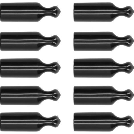 Ortviai Bouchons en caoutchouc pour robinet à bière – Lot de 10, noir, étanchéité optimale, compatible fût et baril (1/4)
