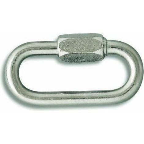 Chapuis 2 Maillons rapides acier zingue 50 kg pour Chaîne Diamètre 3 mm - VMR30