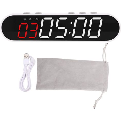 Minuterie de remise en forme à intervalles, aimant Portable, horloge de sport, chronomètre, batterie puissante 1500mAh, télécommande pour salle de sport à domicile