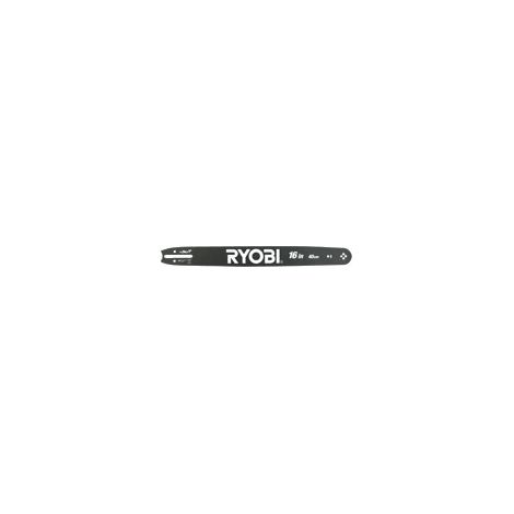Guide Ryobi 40 Cm (3/8'' - 1,3 Mm). Ryobi Pour Modèles Rcs4640c. Remplace Origine Rac229, 5132002475.