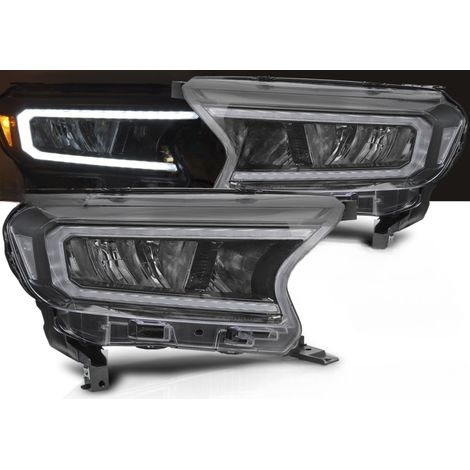 Paire de feux phares Ford Ranger de 2016 a 2022 FULL LED DRL Dyn Noir-41359691