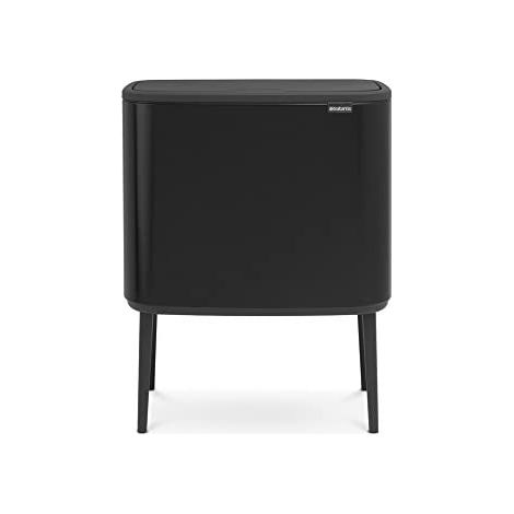 Mülleimer Brabantia Bo Touch Bin matt schwarz 34 Liter Stahl (1/5)