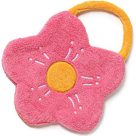 Serviette double épaisseur en polaire corail, forme de fleur, forte capacité d'absorption, douce et suspendue, rose rouge