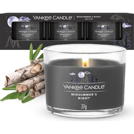 Set di mini candele Yankee Candle "Notte di mezza estate" 3x37g (1/4)