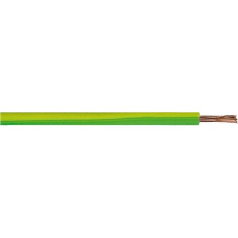 Cavo unipolare 'giallo verde' sezione 1 x 2,5 matassina di filo da 100 metri
