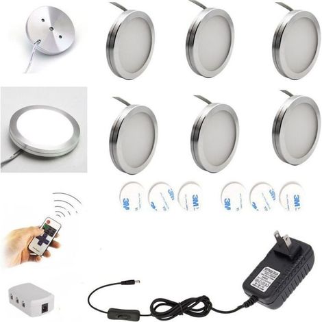 Vtizikl Lampe LED pour armoire de cuisine avec télécommande sans fil RF 12 W (blanc froid 6500 K) (1/3)