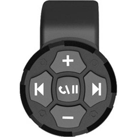 Ortviai Télécommande Bluetooth 5.3 pour volant moto/vélo – Contrôle musique, appel, selfie, étanche IP67, batterie intégrée (1/3)