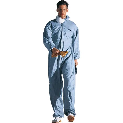 SIR SAFETY SYSTEM CHEMFIRE Combinaison de protection chimique jetable bleu ciel Taille XXL