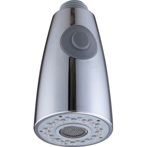 Deux Fonctions Robinet Cuisine Remplacement Extractible pour Douchette Cuisine tête de pulvérisation en chrome 1/2 L'interface (1/5)