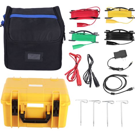 Testeur de résistivité du sol ETCR3100C, mesureur numérique de résistance de terre, alimentation universelle 100-240V AC, instrument de diagnostic géoélectrique (1/5)
