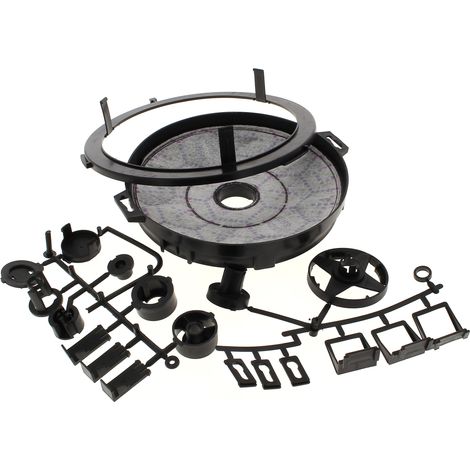 Filtre charbon rond d209 pour Hotte Rosieres, Hotte Candy, Hotte Airlux, Hotte Far, Hotte Fox (1/2)