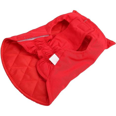 Gilet épais pour animaux de compagnie, mignon et chaud en coton, prévient la perte de poils, vêtements d'automne et d'hiver pour chiens de petite et moyenne taille. (1/2)