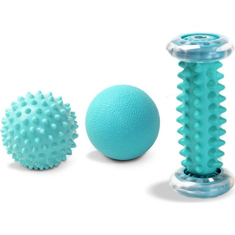 Ensemble de balles de massage des pieds en forme de hérisson et rouleau de massage des pieds (1/5)