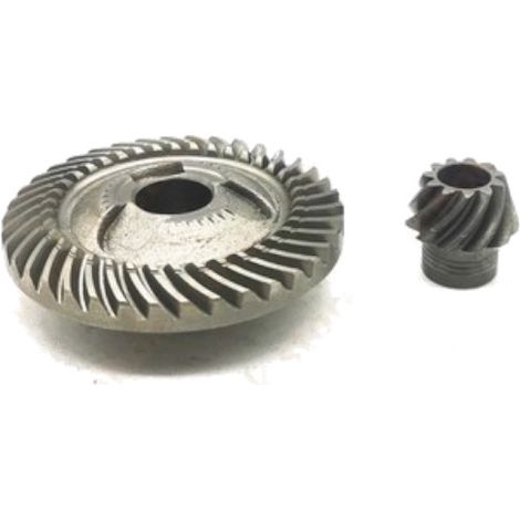 Trade-Shop Getriebe Set (Tellerrad + Kegelrad) kompatibel mit Bosch GWS 18-125 PL INOX, GWS 18V-EC, PWS 13-125 C, PWS 13-125 CE, PWS 9-125, PWS 10-125 CE (1/4)