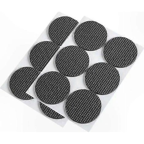 Selbstklebende Anti-Kratz-Pads für Möbelfüße, rund, rutschfest, 4,6 cm, 12er-Packung, zum Schutz von Böden und Tischen. (1/5)